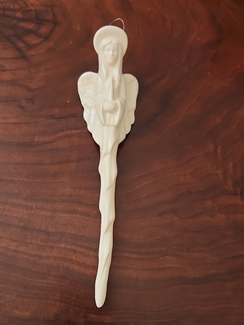 Vintage Ceramic Angel Icicle Christmas Ornament